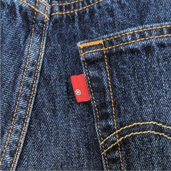 Vintage Rare R Tab 501 Levi’s Denim Jean Booty Short Frayed High Waist Shorts 30 - Picture 3 of 10